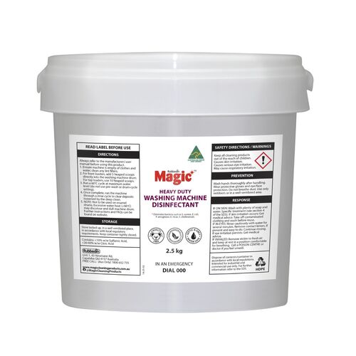 Washing Machine Heavy Duty Deep Cleaner and Disinfectant with Measuring Scoop 2.5kg