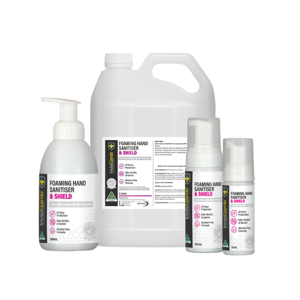 Foaming Hand Sanitiser & Shield
